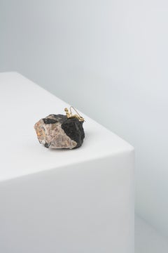 Pescador Series, N924 Black Turmaline in Granada Fisherman Table Sculpture