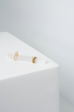 Pescador Series, N934 Selenite Fisherman Table Sculpture