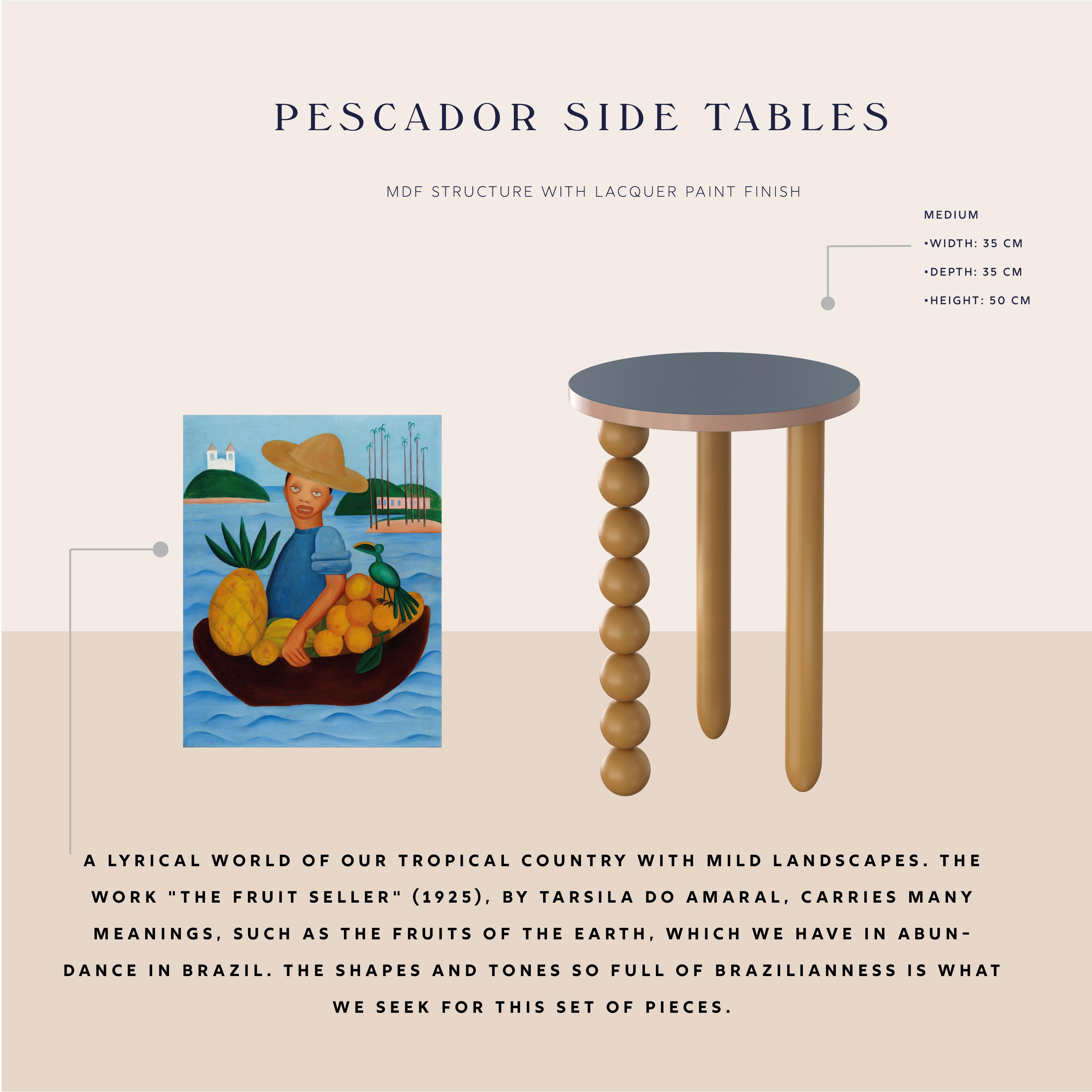 Contemporary Pescador Side Table Medium For Sale
