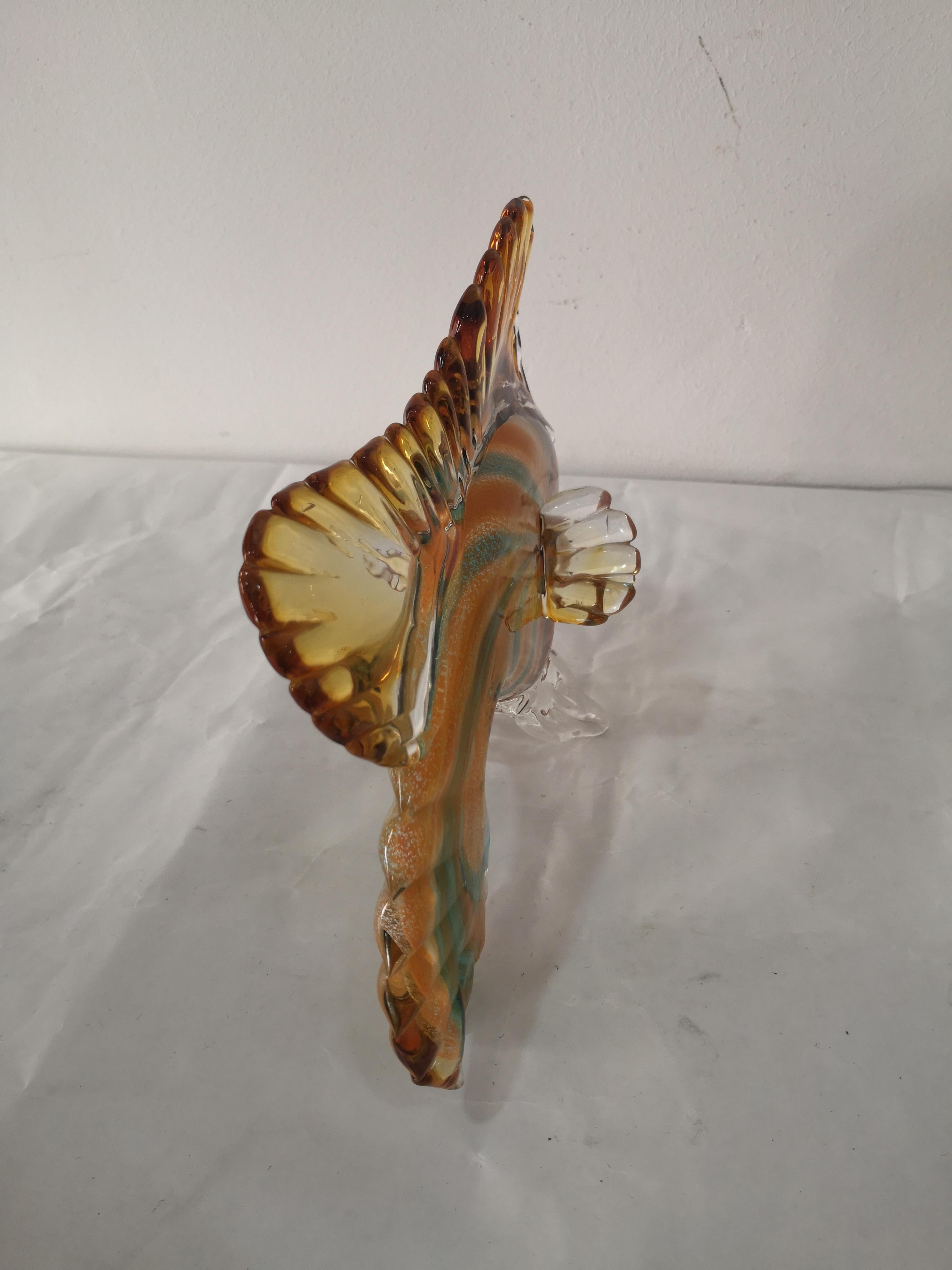 Pesce ornamentale in vetro di Murano anni 50 in vendita 5