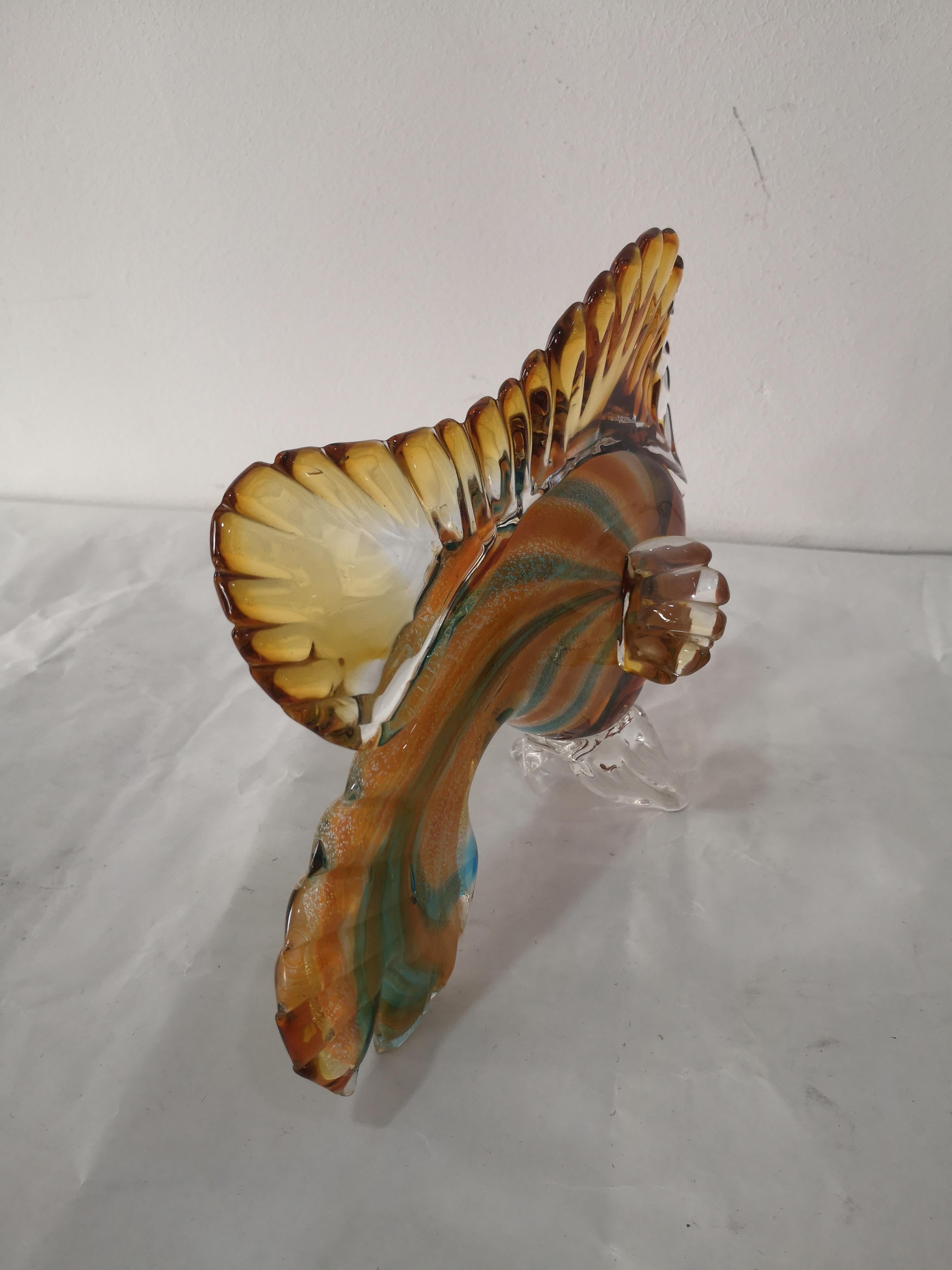 Pesce ornamentale in vetro di Murano anni 50 in vendita 6