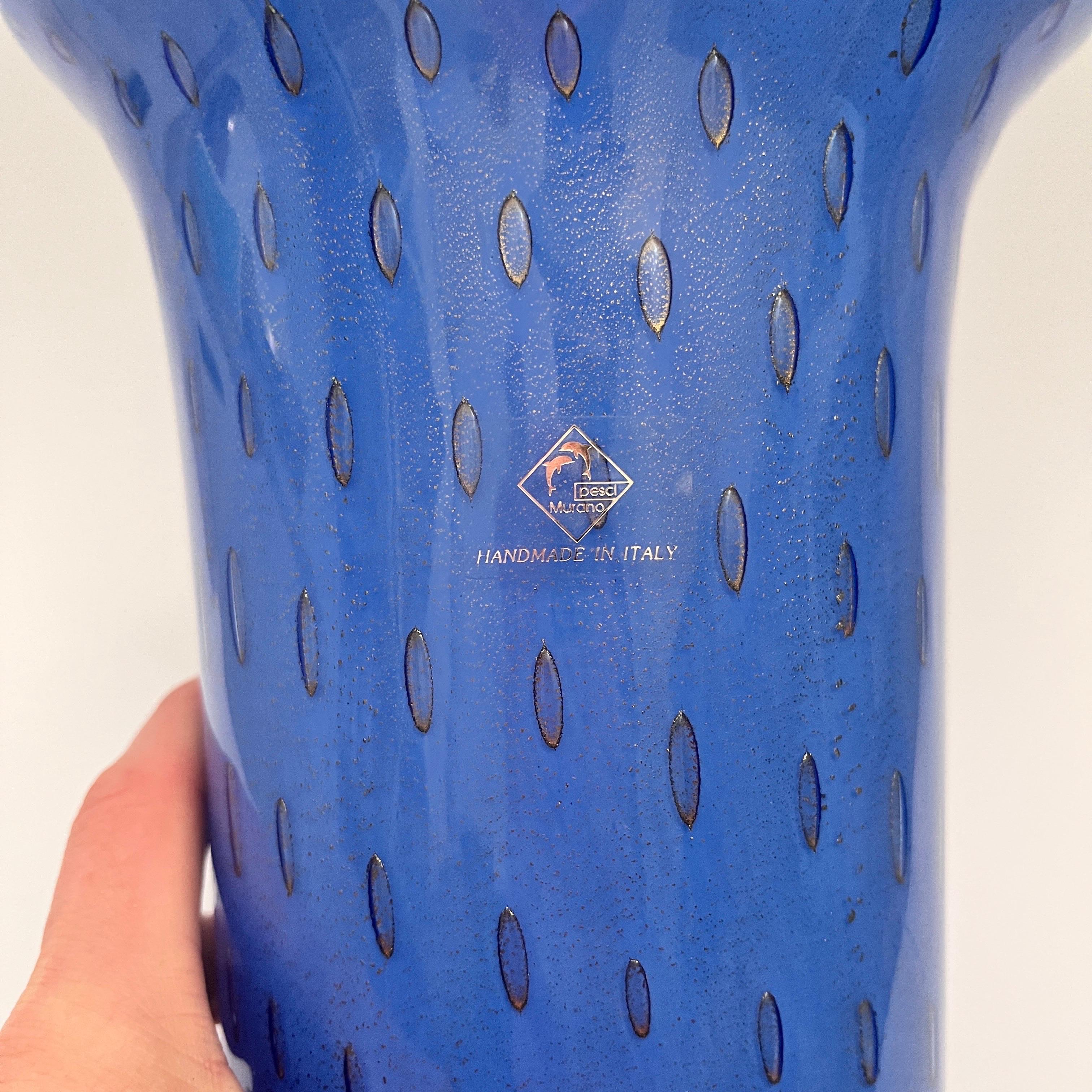 Pesci Murano vase In Excellent Condition For Sale In Warszawa, PL