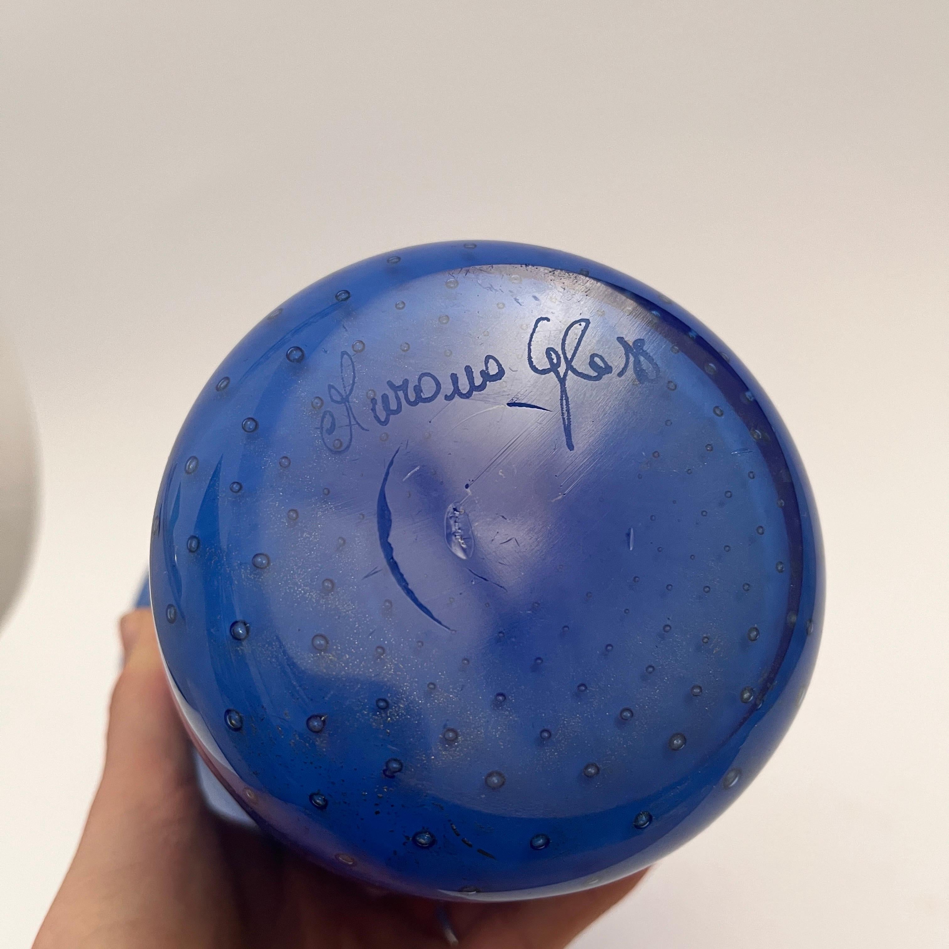 Late 20th Century Pesci Murano vase For Sale