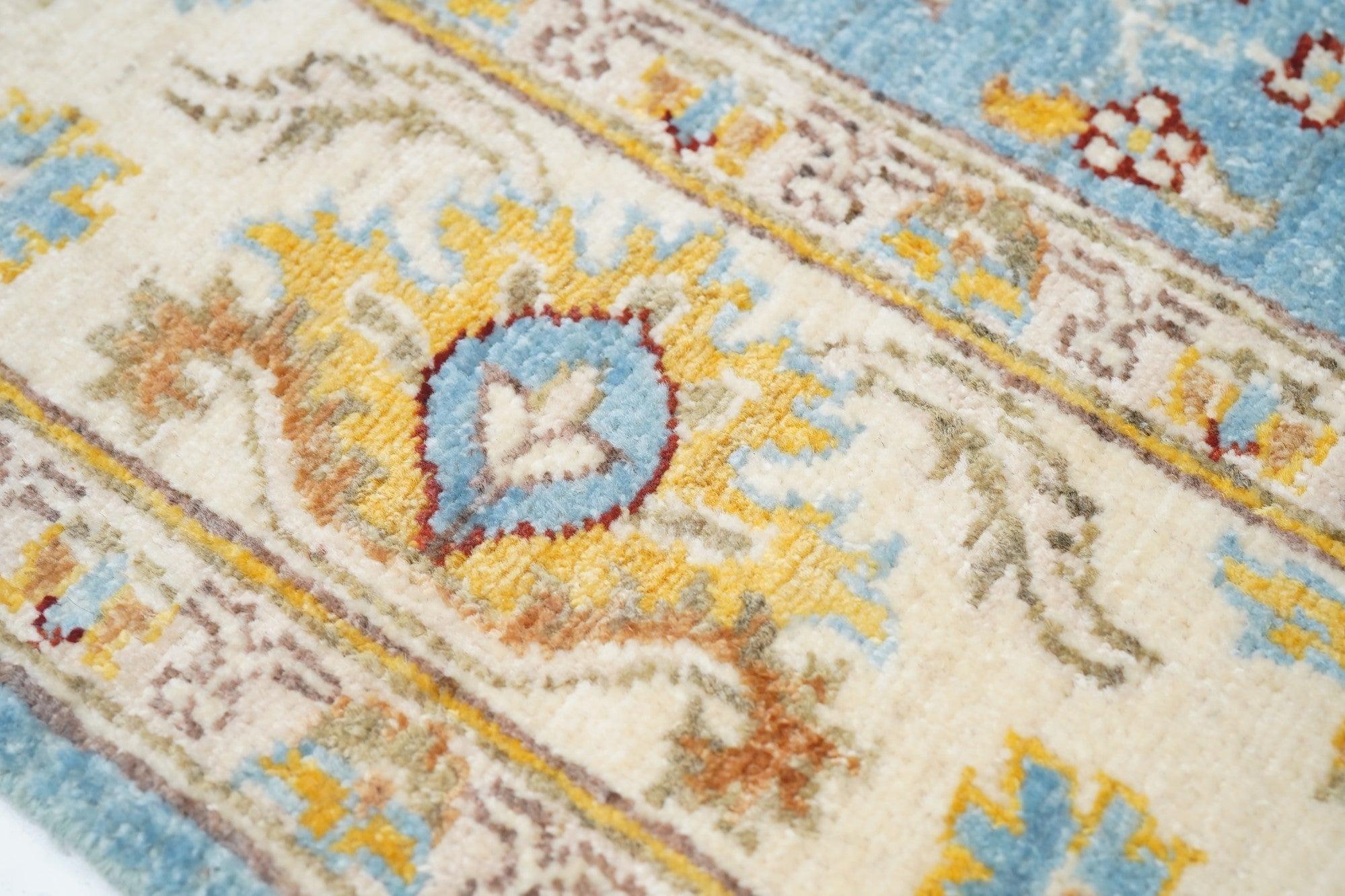 Peshawar-Teppich 3'4'' x 4'10'' im Zustand „Neu“ im Angebot in New York, NY