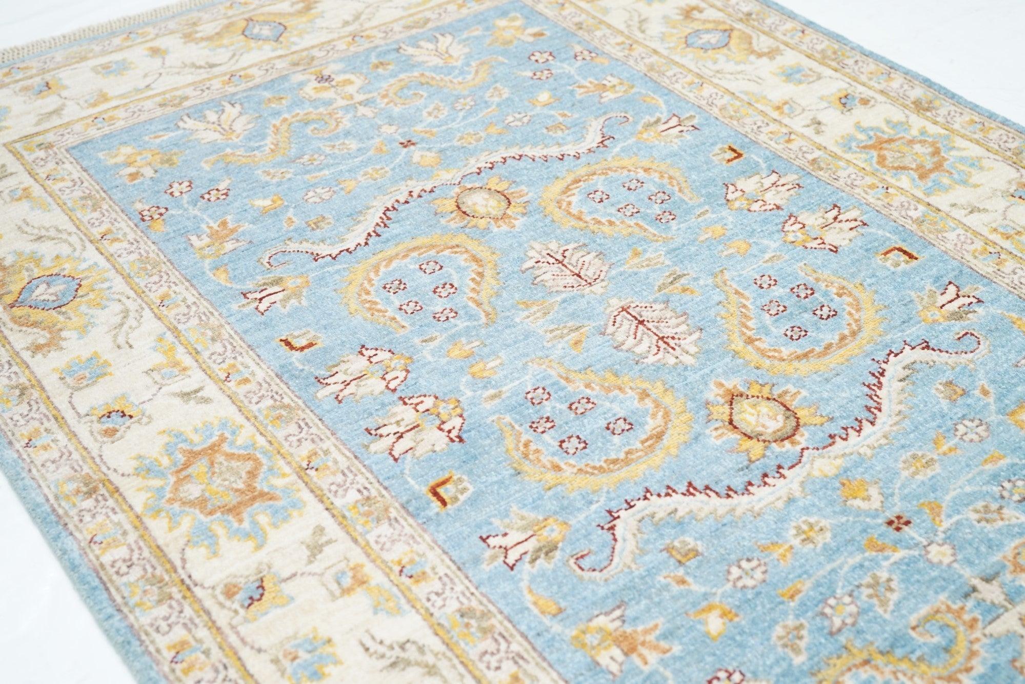 Peshawar-Teppich 3'4'' x 4'10'' (Wolle) im Angebot