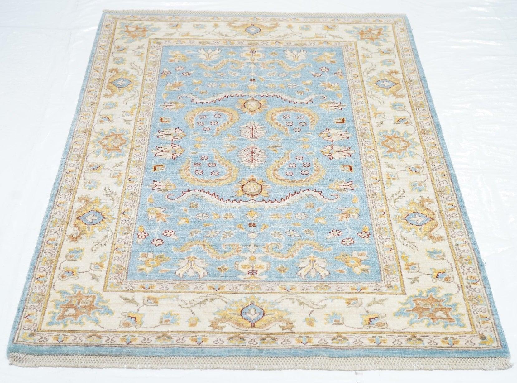Peshawar-Teppich 3'4'' x 4'10'' im Angebot 1