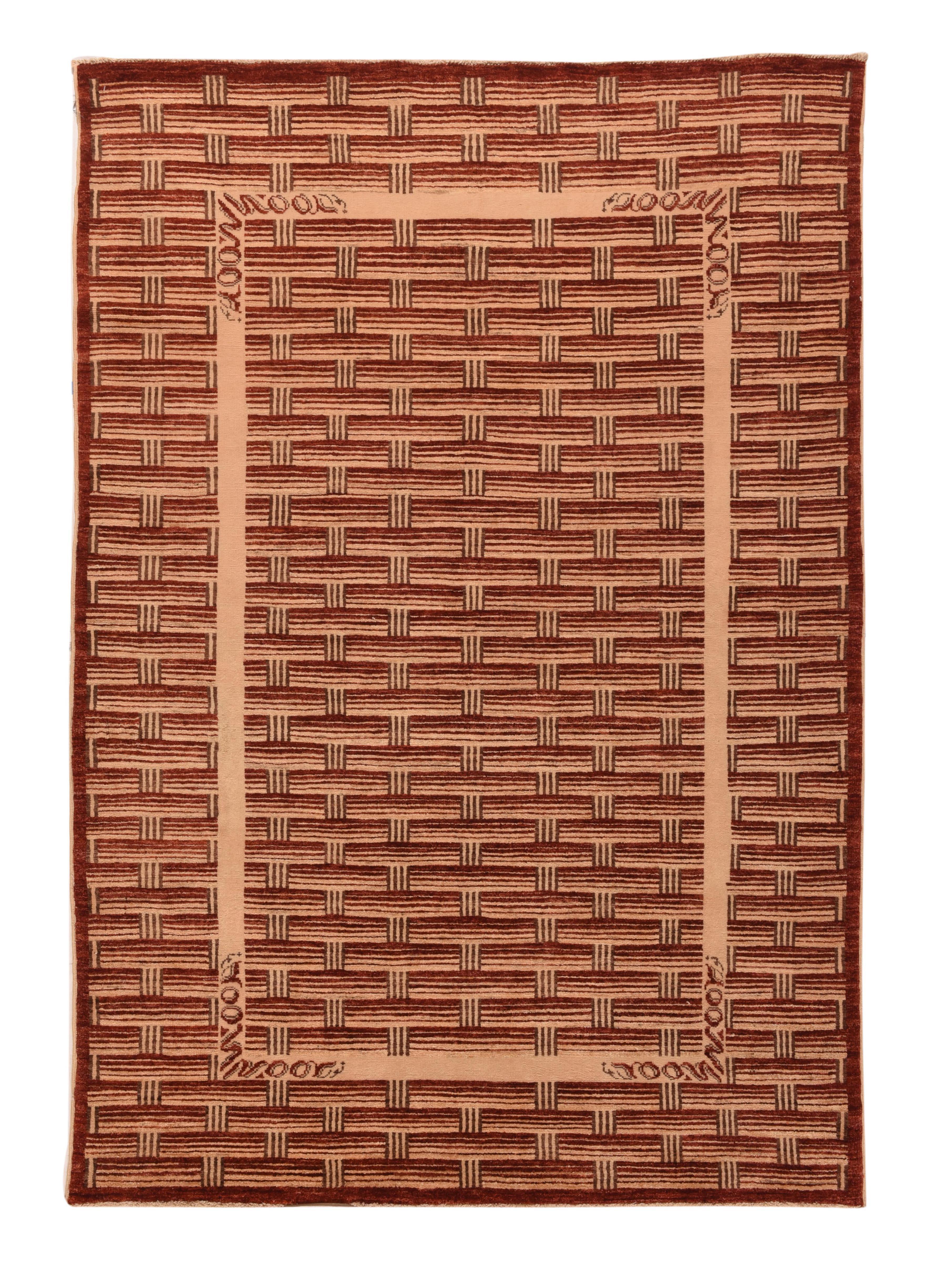 Pakistano Tappeto Peshawar 5'0'' x 6'10'' in vendita