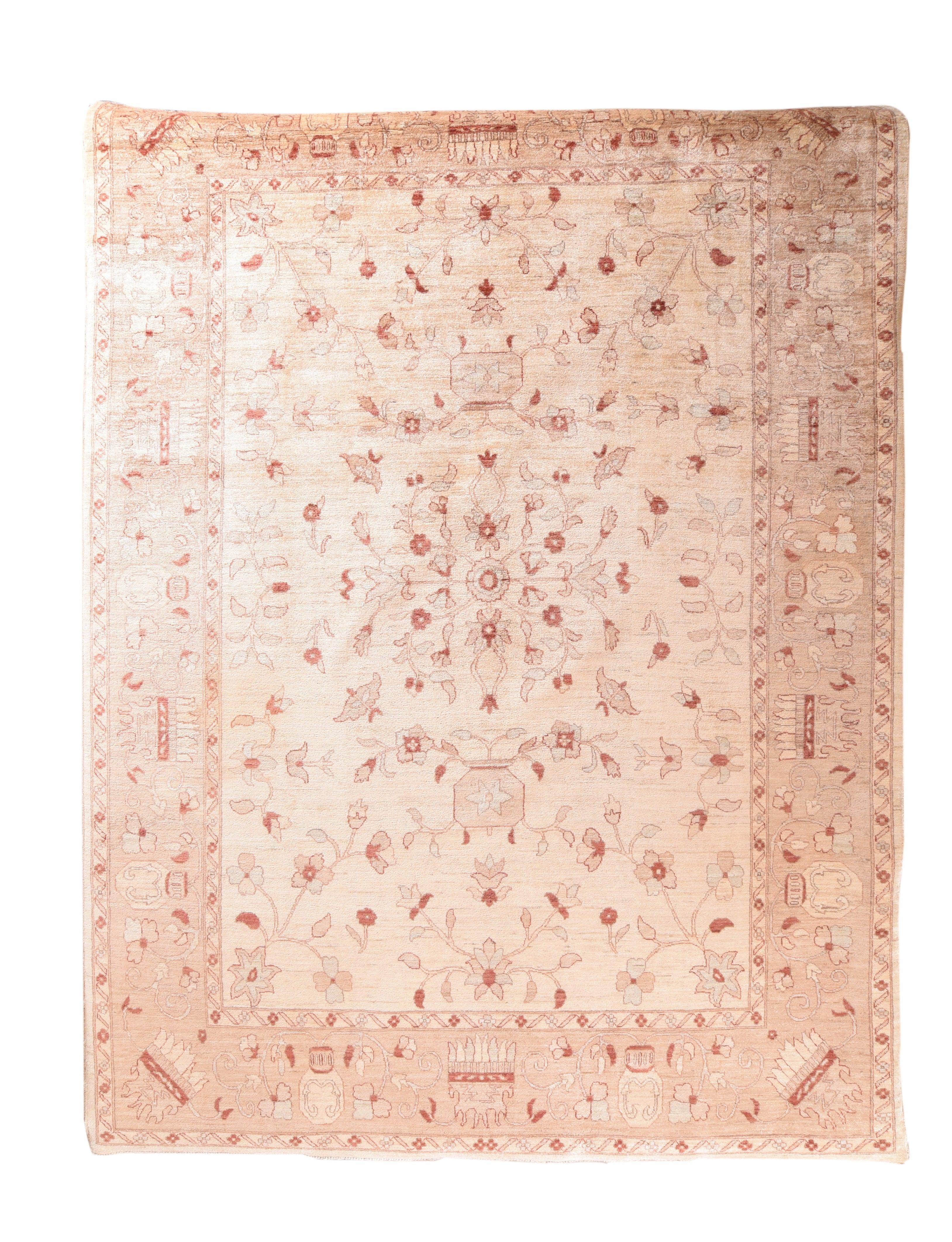 Peshawar-Teppich 7'10'' x 10'7'' im Zustand „Neu“ im Angebot in New York, NY