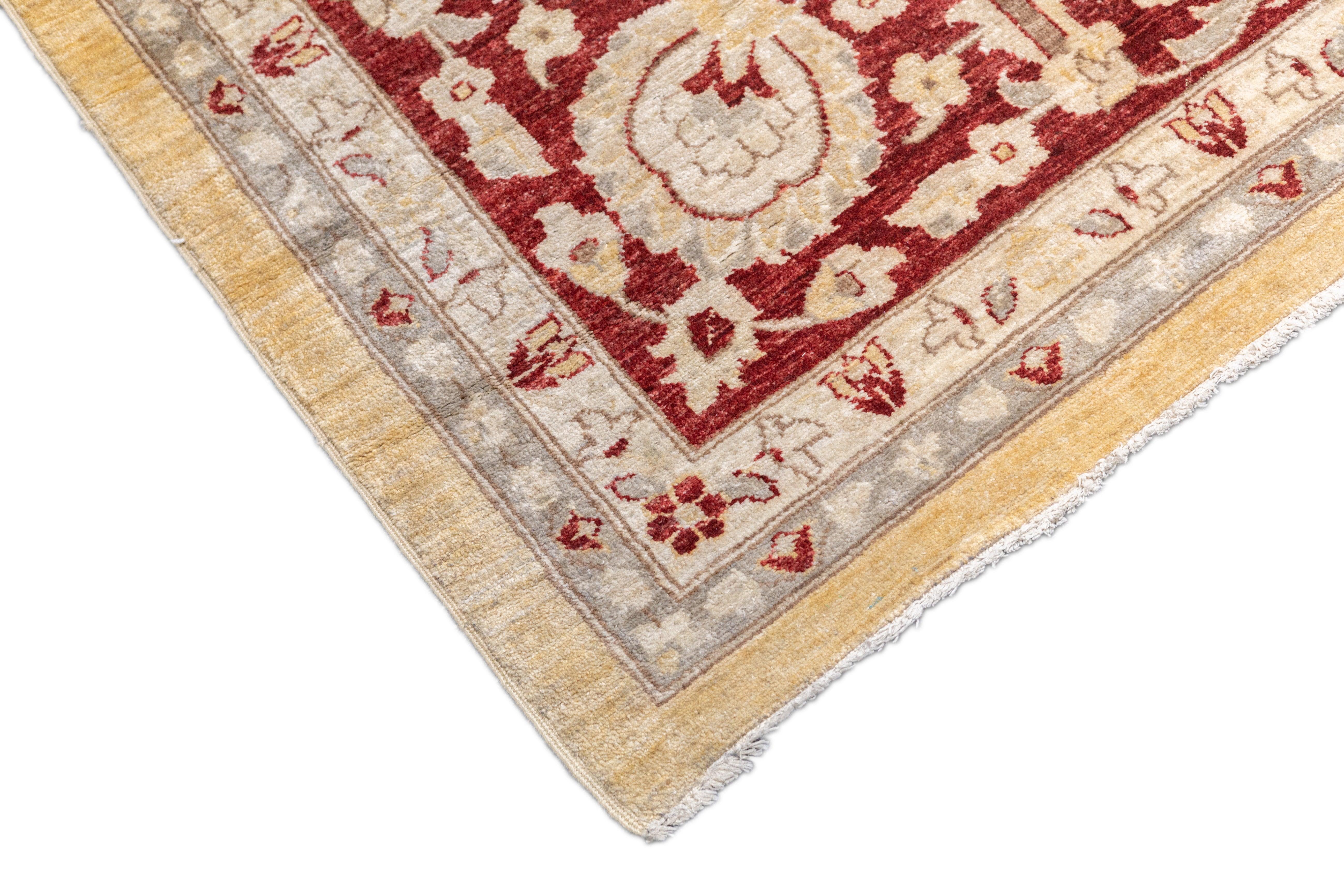 Peshawar-Teppich 8'11'' x 12'1'' (Pakistanisch) im Angebot