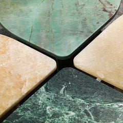 Petal Botanical Green Quartzite Coffee Table