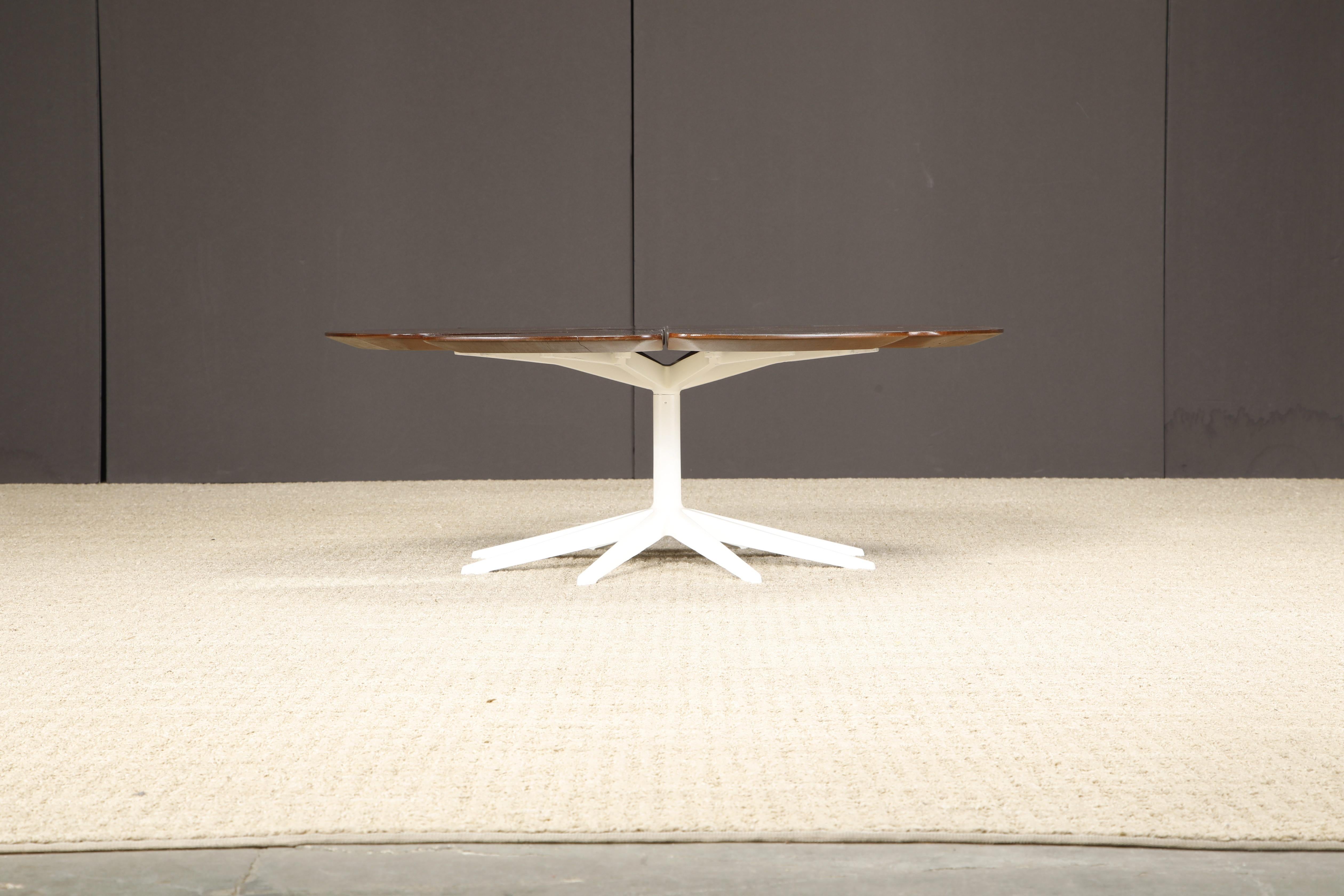 Wood 'Petal' Coffee Table by Richard Schultz for Knoll Associates, 1960s, Signed For Sale