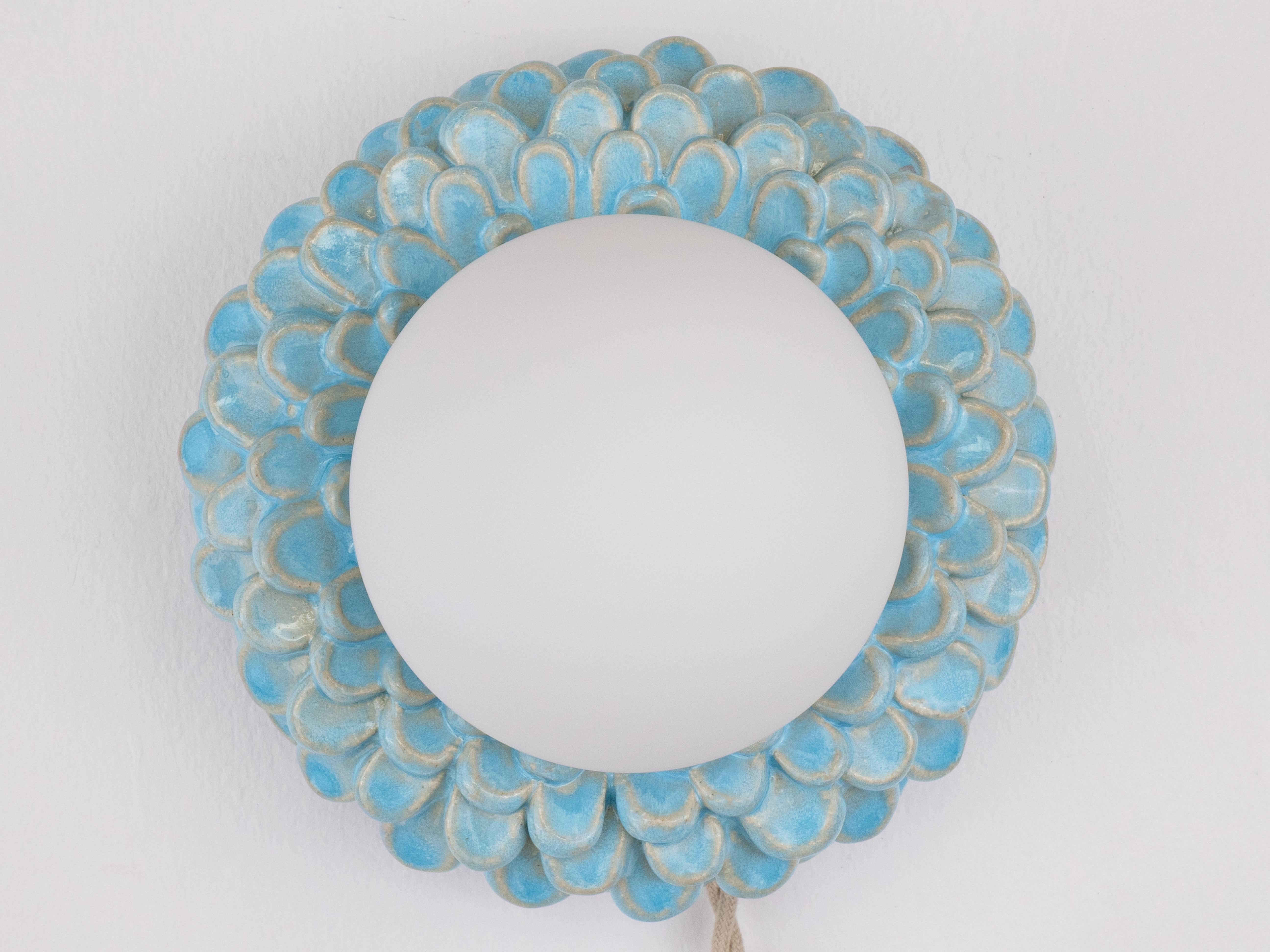 European Petal - Glossy Light Blue For Sale