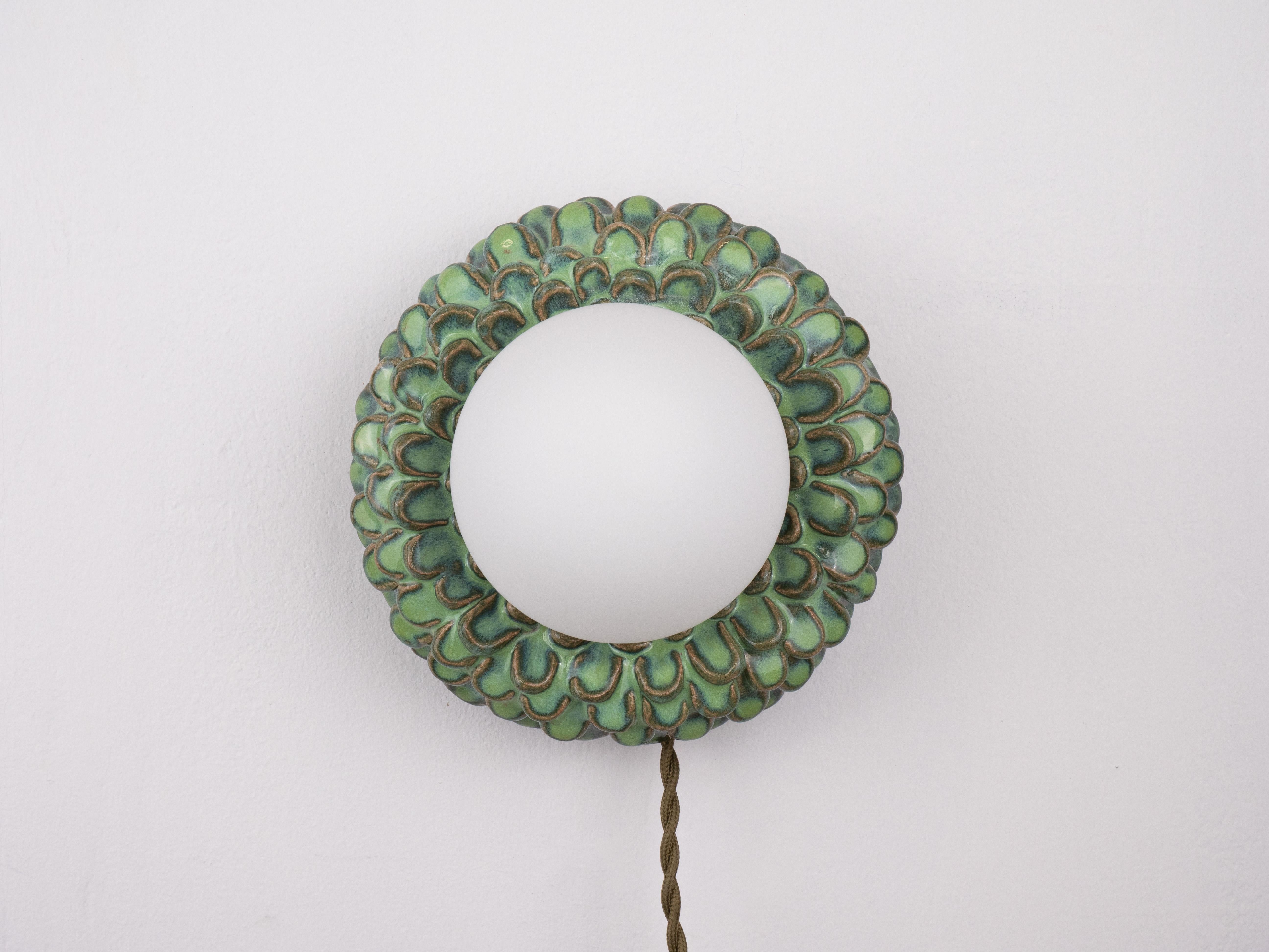 Pétalo - Verde Ombre Hecho a mano en venta