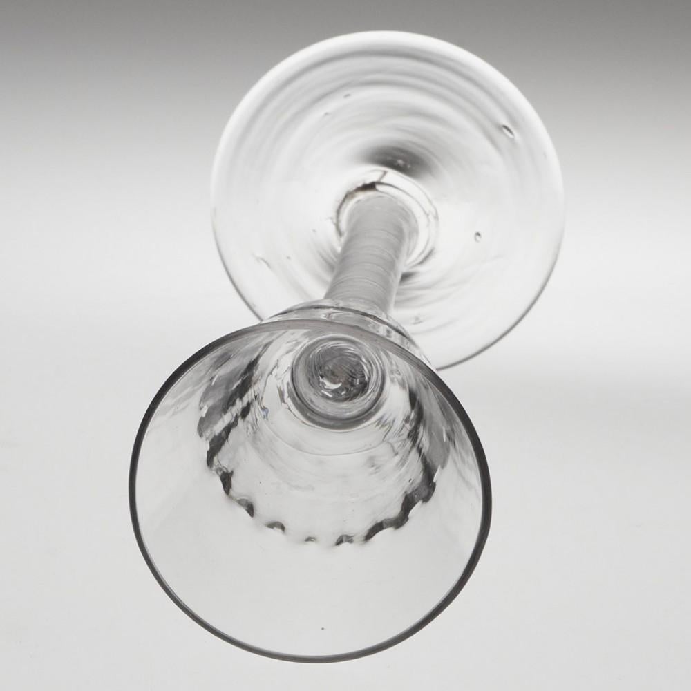 Air Twist Georgian Wine Glass c1750 In Good Condition For Sale In Tunbridge Wells, GB