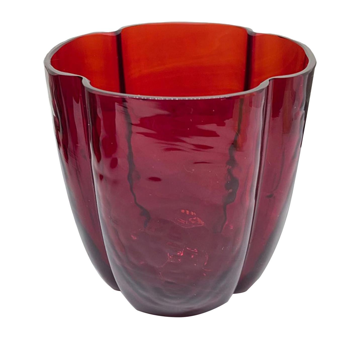 Petal Murano Red Glass by Casarialto For Sale 1