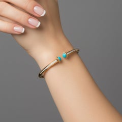 Petal Shine 14K (oder 18k auf Anfrage) Gelbgold-Armspange