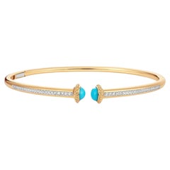Petal Shine 14K (oder 18k auf Anfrage) Gelbgold-Armspange