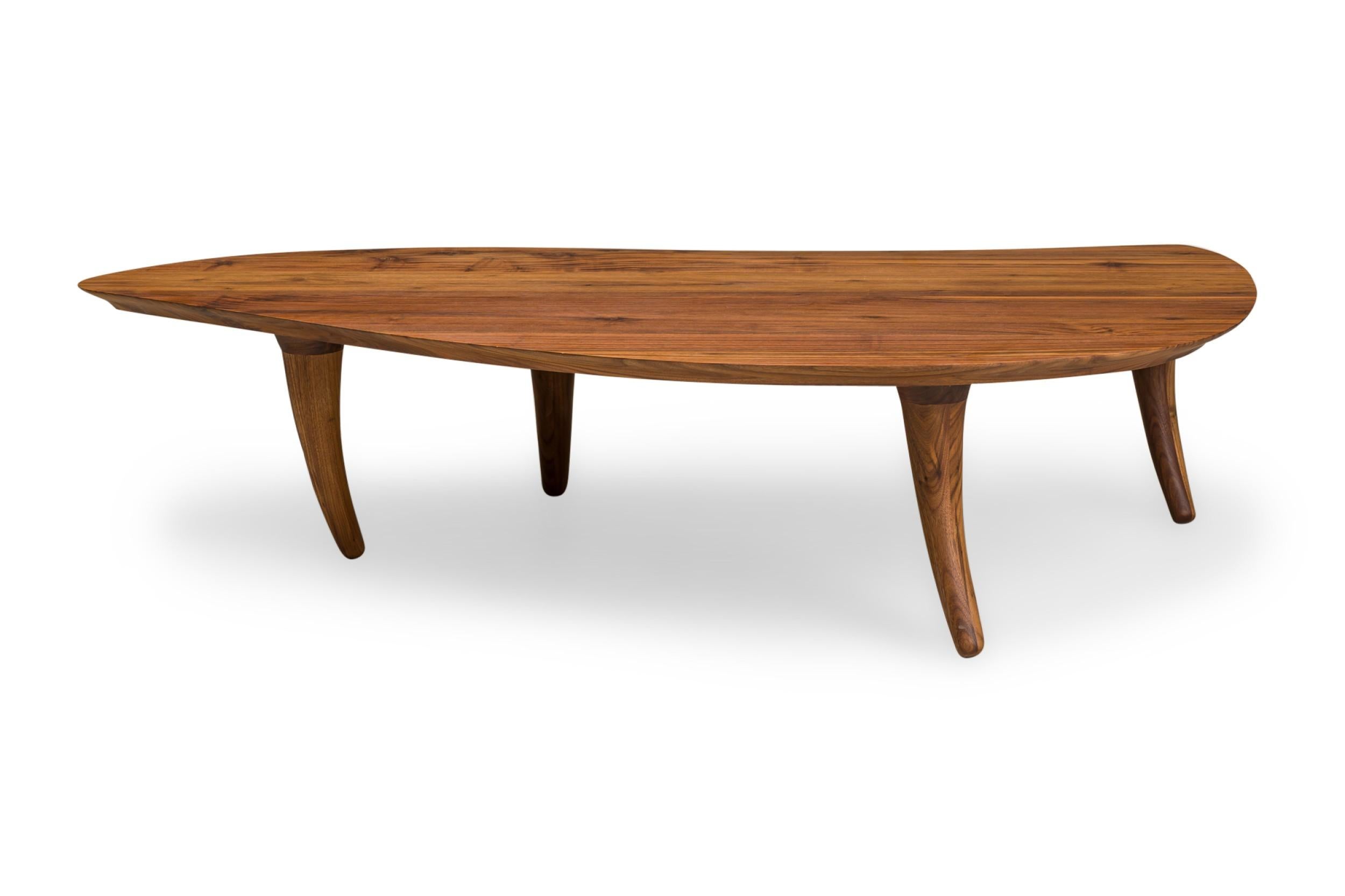 Asian Petala Wood Coffee Table by Newel Modern For Sale