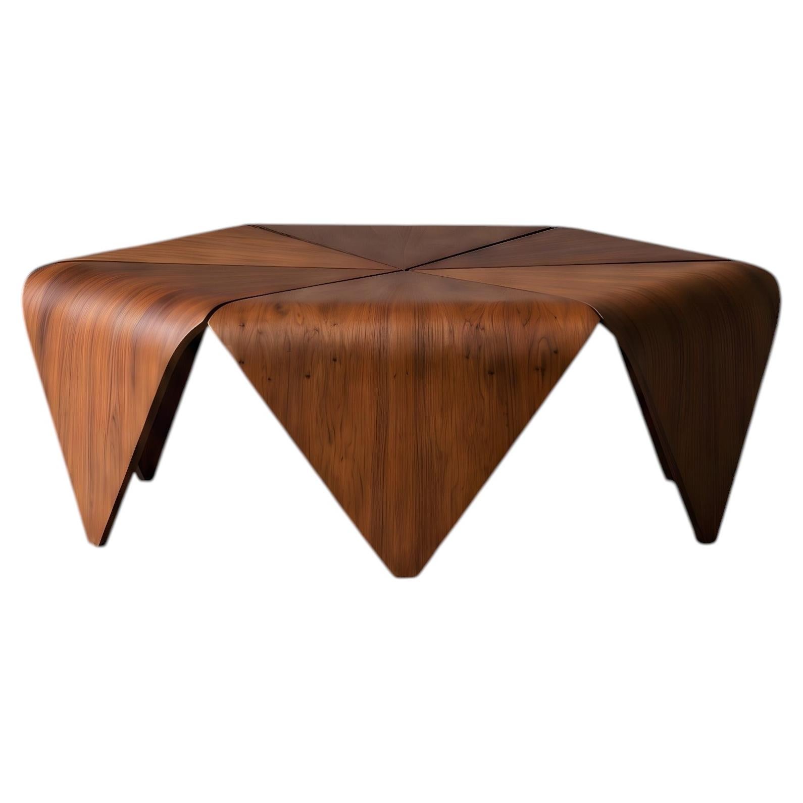 Petalas Coffe Table by Jorge Zalszupin, Moulded Laminated Rosewood, Brazil, 1959