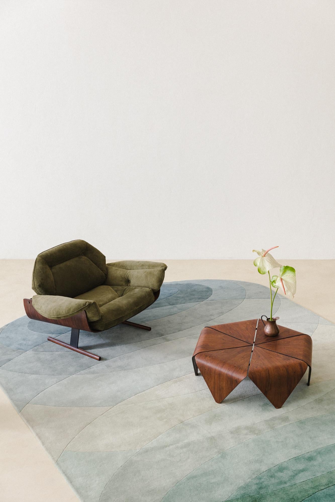 Petalas Coffee Table in Rosewood, Jorge Zalszupin, Brazilian Midcentury, C. 1959 2