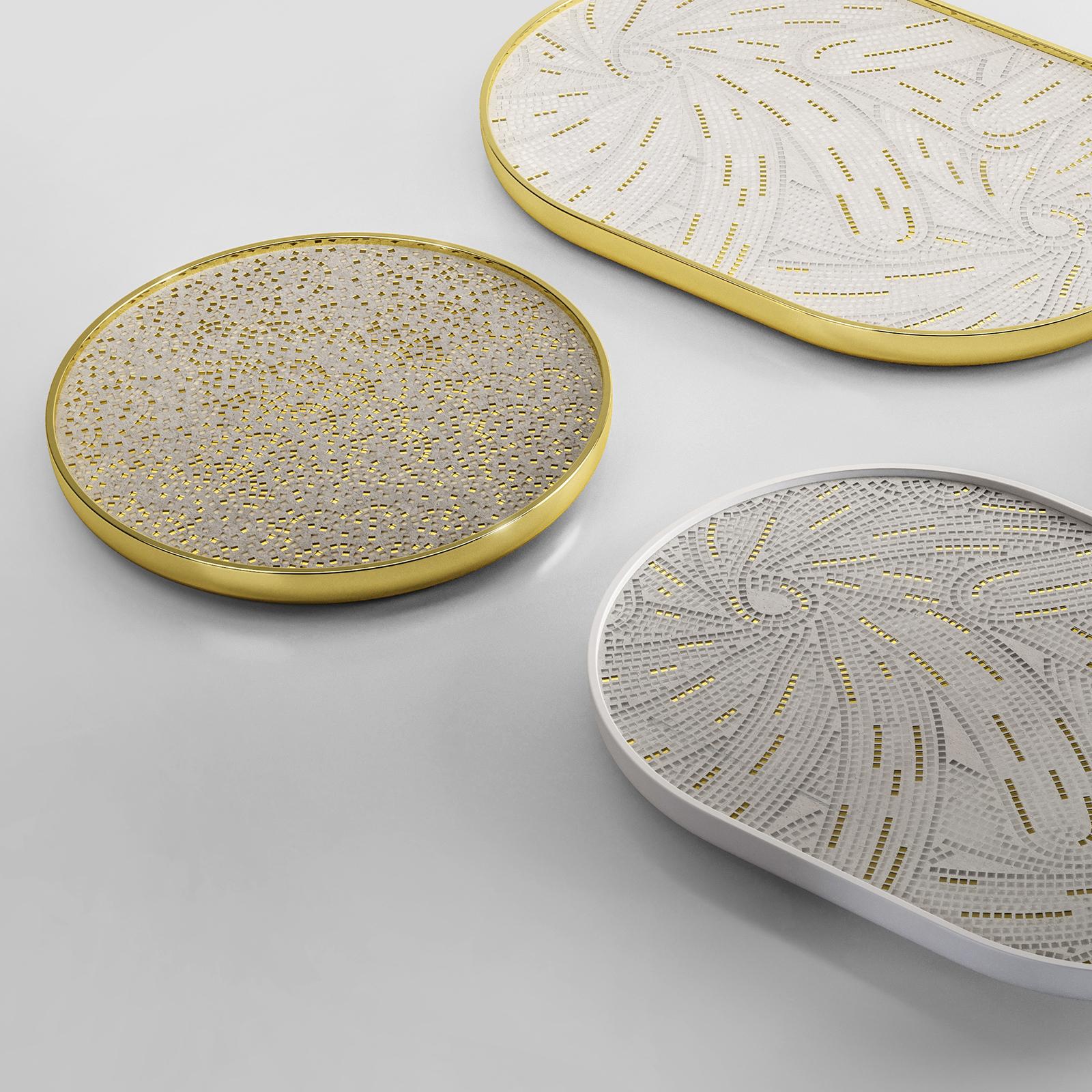 Petali Capsule Gold Tray by Matteo Cibic In New Condition In Milan, IT