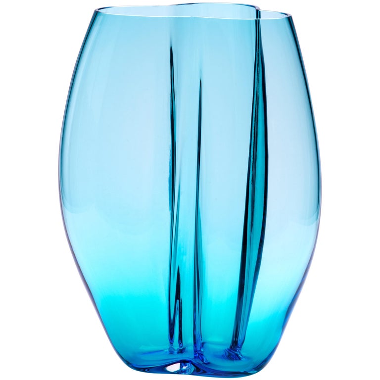 Petalo Large Vase 3 Petals in Murano Glass by Alessandro Mendini For Sale