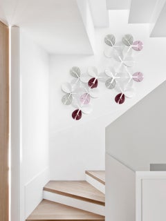 Lila Murano Glas Dekorative Wandleuchten Handgemacht in Barcelona