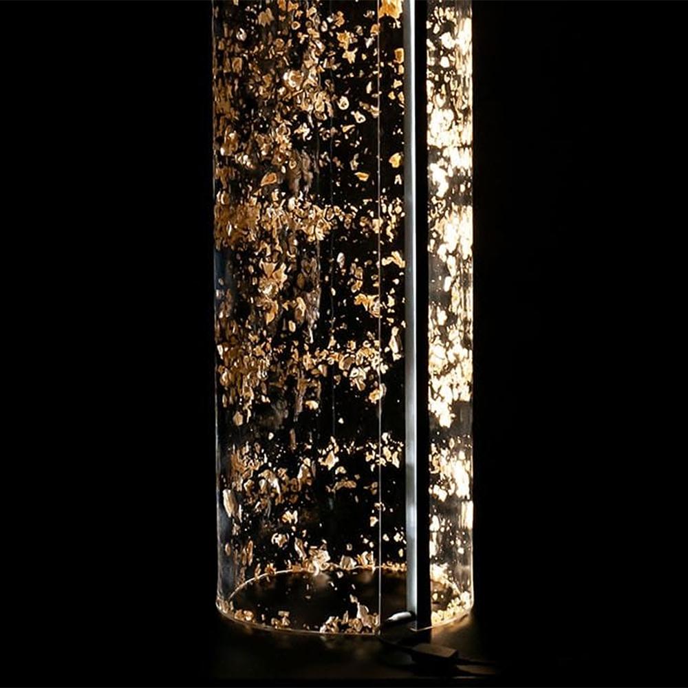 Lampe de sol à feuilles d'or Petals en vente 1