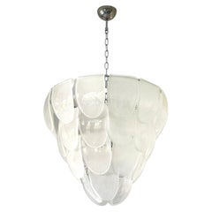 Petals Sanded Glass Chandelier