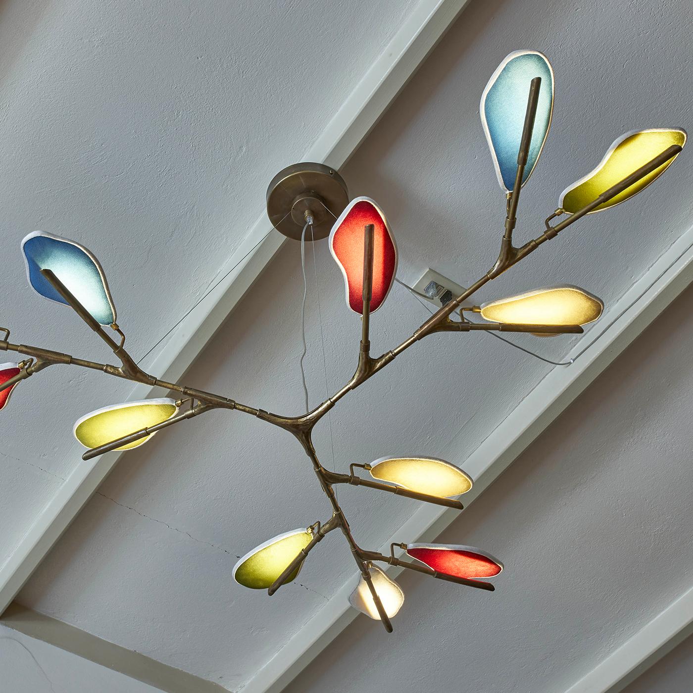 Italiano Lampada da parete Petalux Large Polychrome di Officina Ciani in vendita