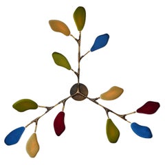 Petalux Large Polychrome Wall Lamp by Officina Ciani