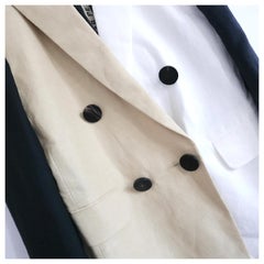 Petar Petrov Colourblock Linen Jacket