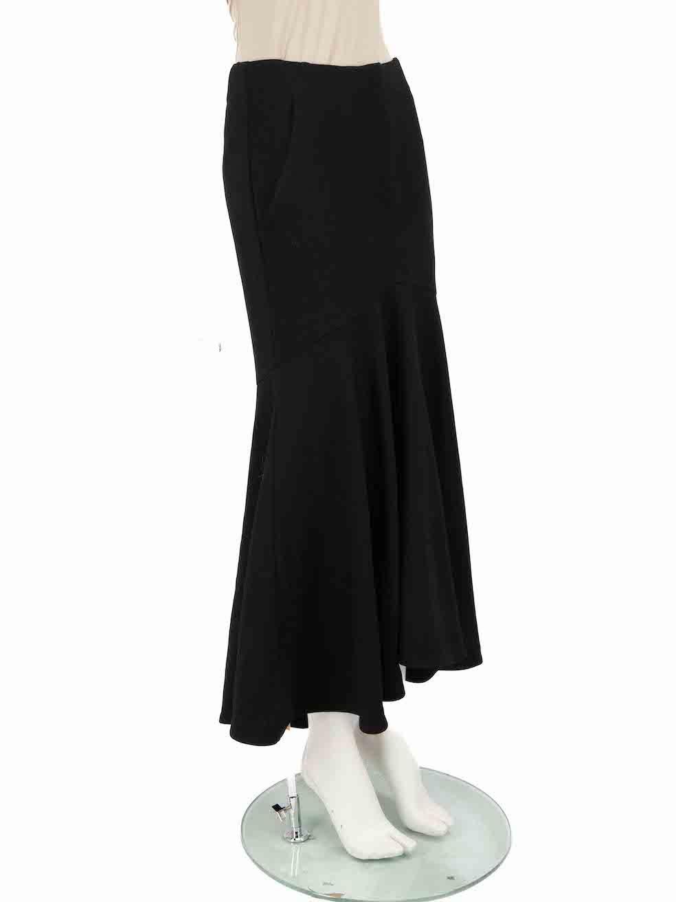 CONDITION is Very good. Hardly any visible wear to the skirt is evident on this used Petar Petrov designer resale item.
 
 Details
 Fall 2020
 Black
 Wool
 Skirt
 Flared hem
 Midi
 2x Side pockets
 Fly zip and button fastening
 
 
 Made in Italy
 
