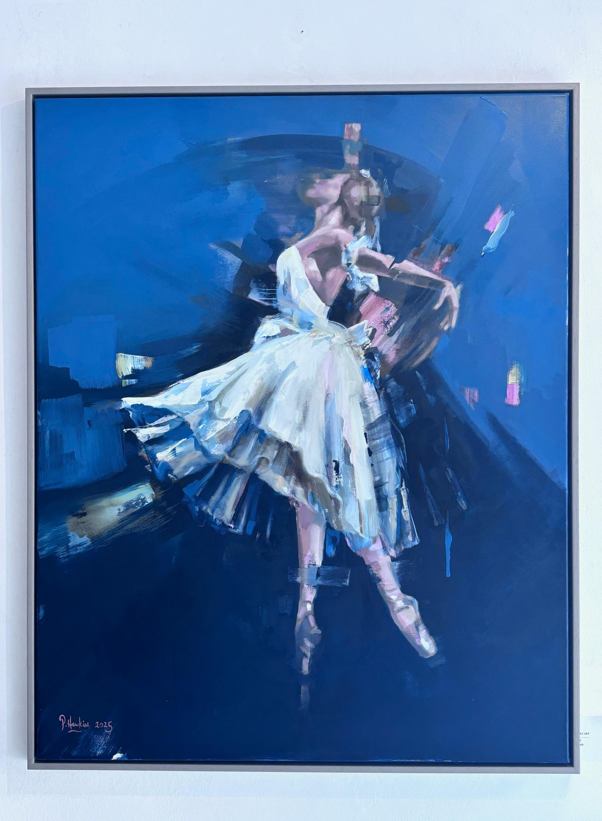 Ballet - original dance impressionism oil painting - contemporary art - Contemporary Painting by Pete Hawkins