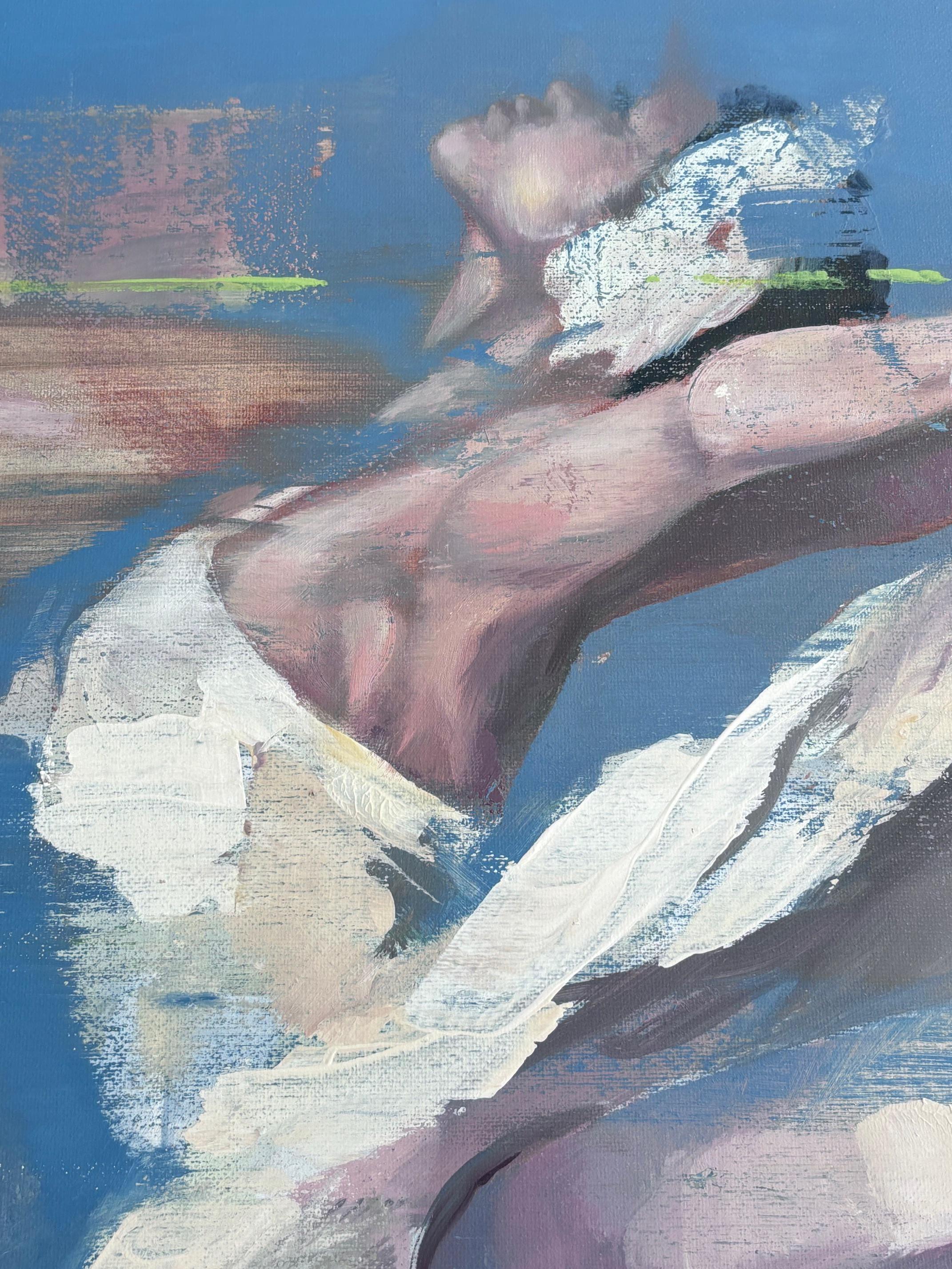 Prima Ballerina - Original Tanz Impressionismus Ölgemälde - zeitgenössische Kunst im Angebot 2