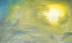 "Drought" Low-Horizon Midwest Landscape in Oil on Canvas