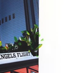 Angel's Flight - Original Urban Photography Still Life Mixed Media Artwork
