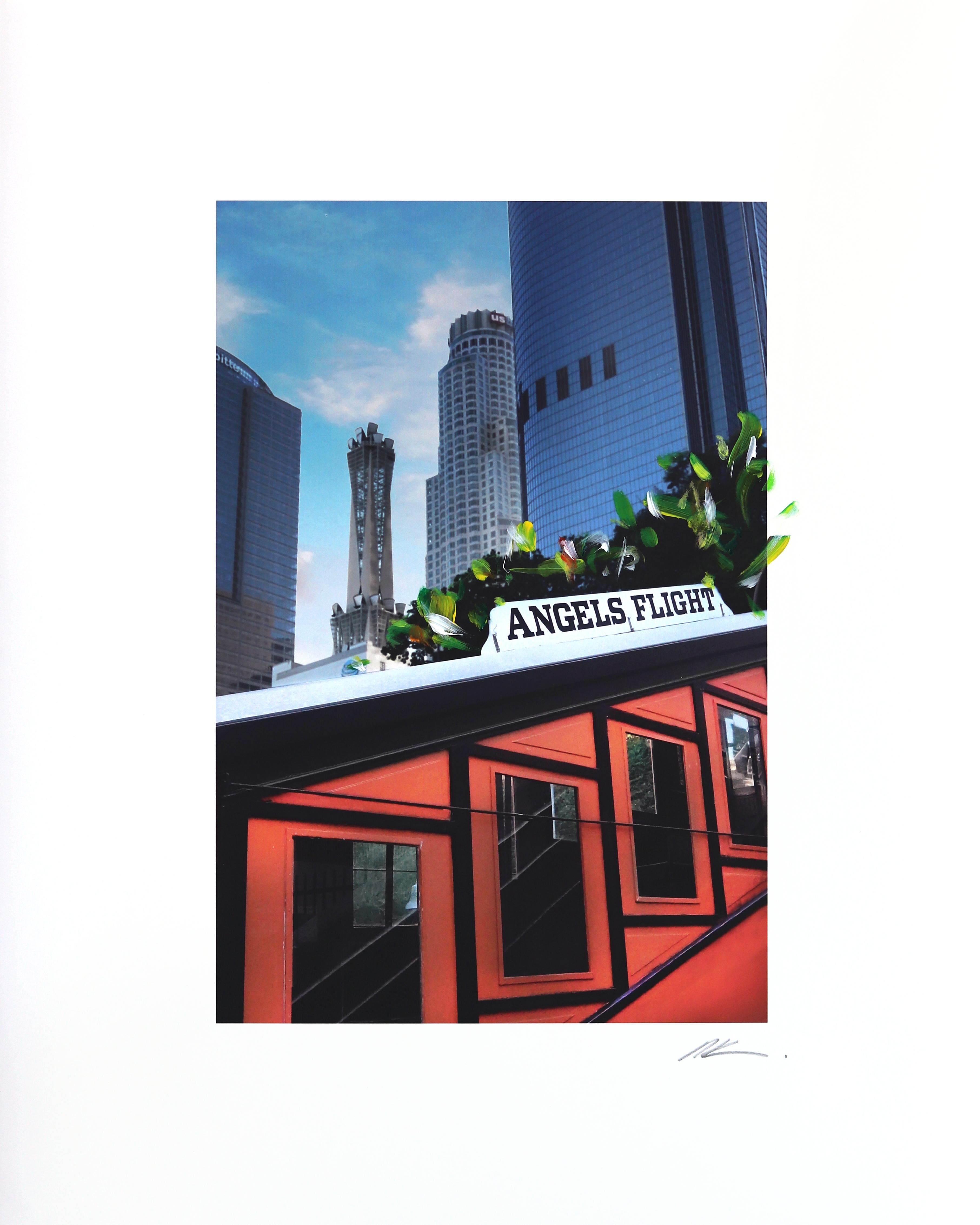 Landscape Photograph Pete Kasprzak - Le vol des anges - Photographie urbaine originale Nature morte Œuvre d
art mixte