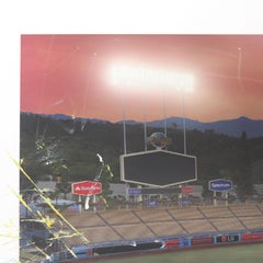 Dodger Stadium Almost Gametime - Original Sports Photography Mixed Media Artwork