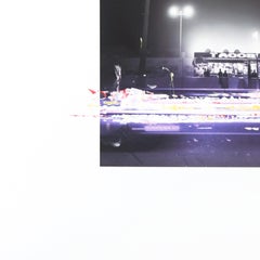 Neon Taco Dienstag bei Sonnenuntergang II - Original Landschaftsfotografie Mixed Media Kunst