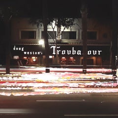 Troubadour - Original Night Life Landscape Photography Mixed Media Art on Paper