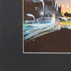 Venice Beach Love 3 - Original Urban L.A. Landscape Photography Mixed Media Art