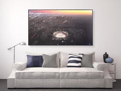 Dodger Stadium Sky High - 7th Inning - Abstrakte bunte Foto-Landschaft Kunstwerk