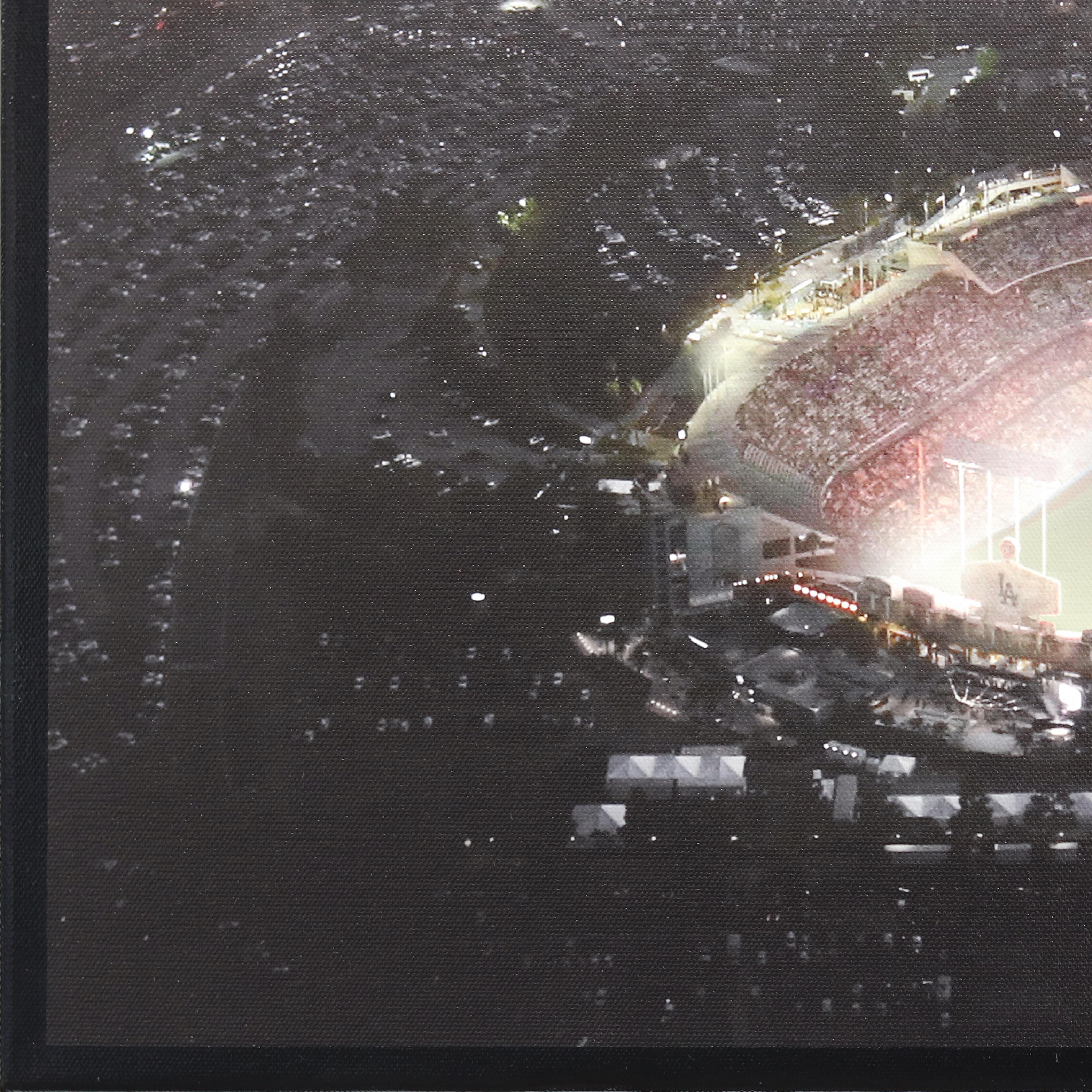Dodger Stadium Sky High (Orange Glow) - City Sports Landscape Painting For Sale 6