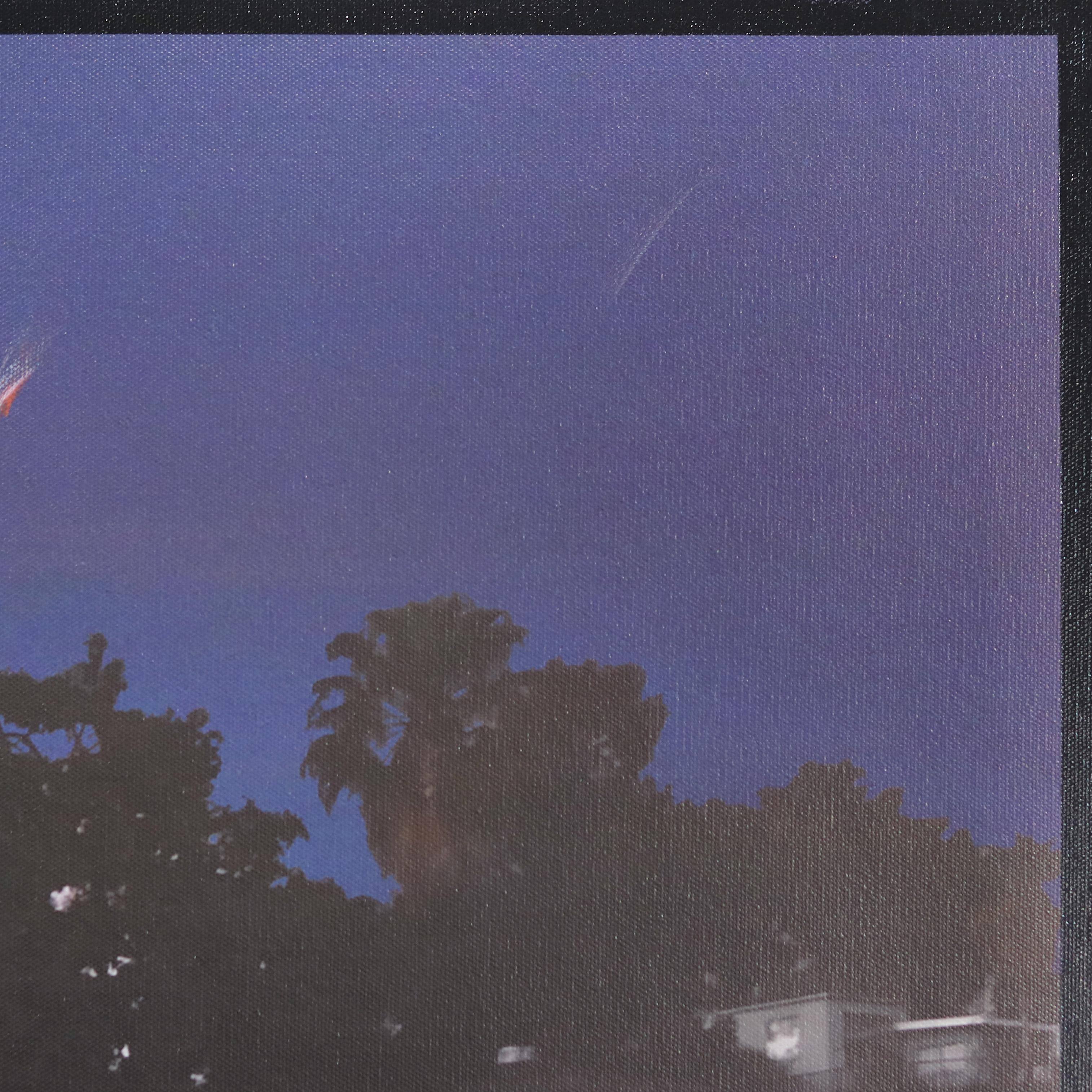 Hollywood Center - Colored Night - Urban Landscape Photography Painting For Sale 2
