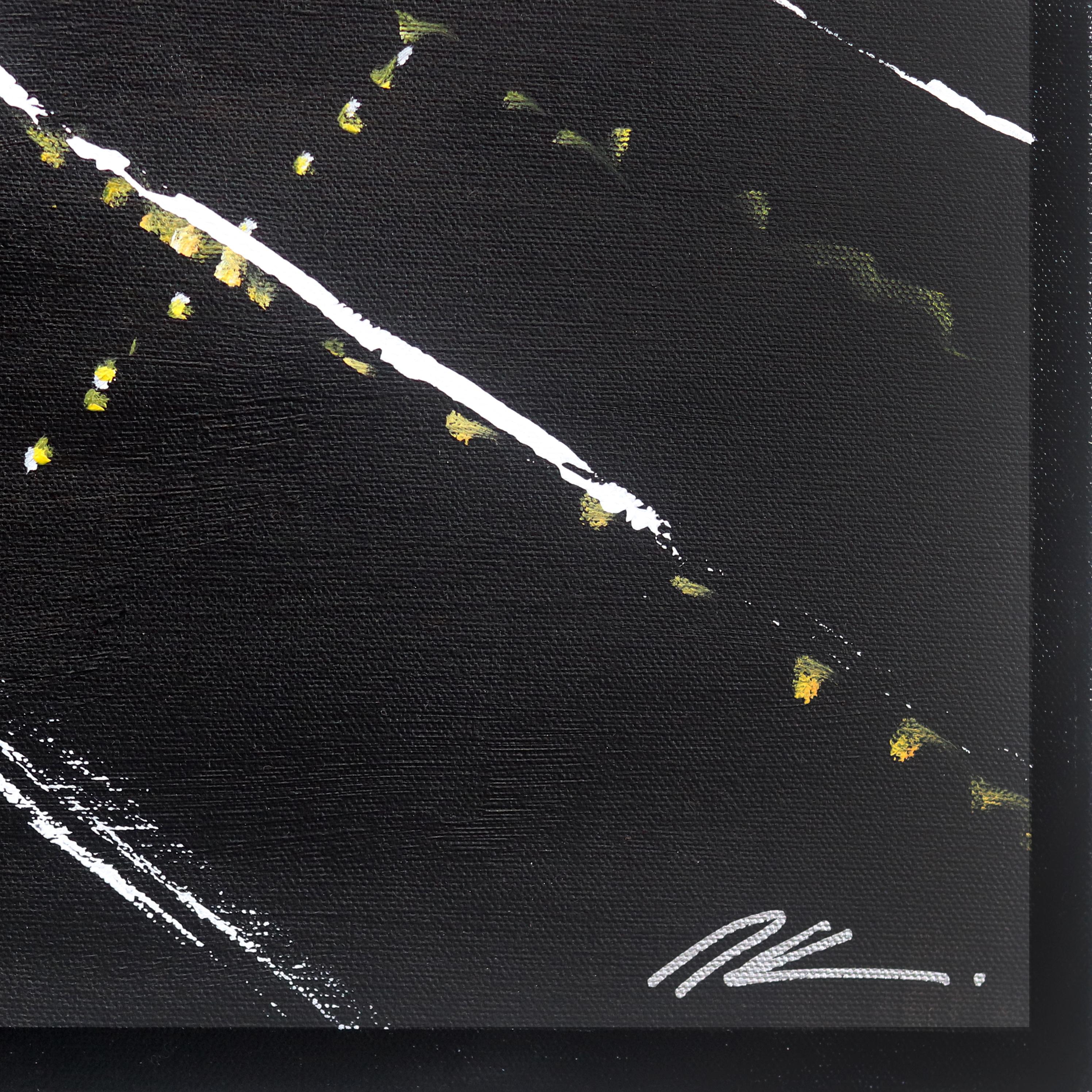 Aérienne Melrose Sunset  Peinture de paysage urbain en vente 3