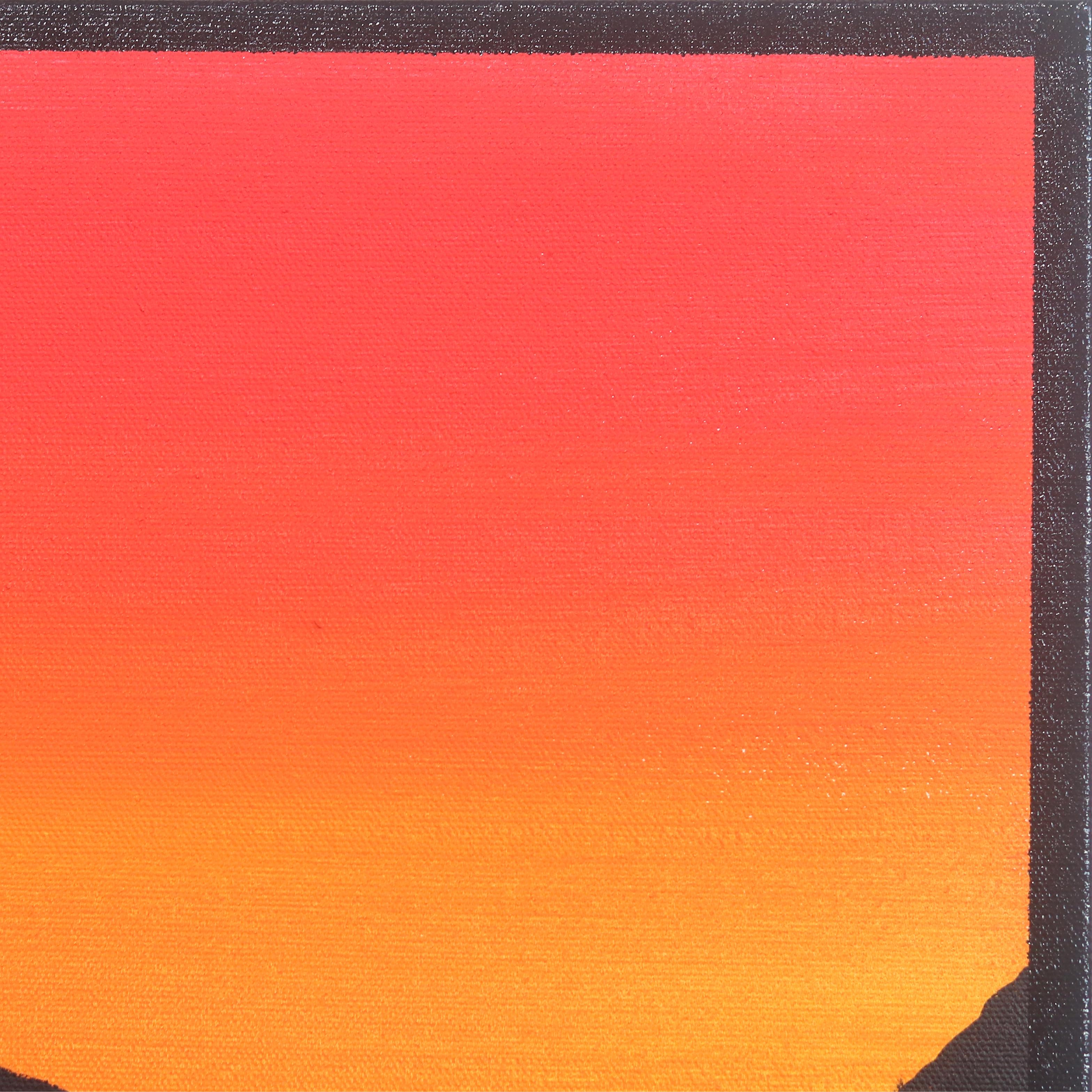 Olive Sunset Aerial - Urban Vibrant Landscape Painting For Sale 2