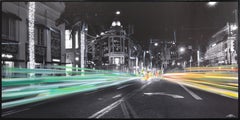 Rodeo Dr. Early Nights, grande peinture de paysage urbain