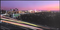 Santa Monica at PCH - Cruisin' - Peinture de paysage urbain