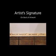 The Beverly Hills - Passing Me By - Landscape Still Life Painting on Canvas